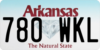 AR license plate 780WKL