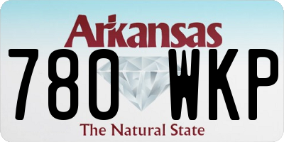 AR license plate 780WKP