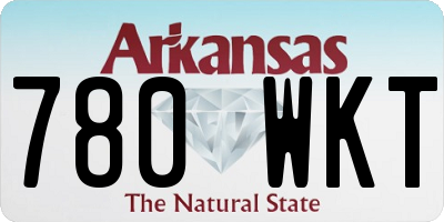 AR license plate 780WKT