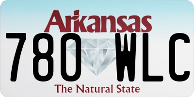AR license plate 780WLC