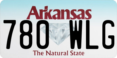 AR license plate 780WLG