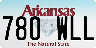 AR license plate 780WLL