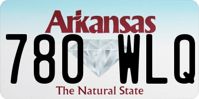 AR license plate 780WLQ