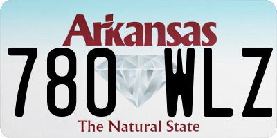 AR license plate 780WLZ