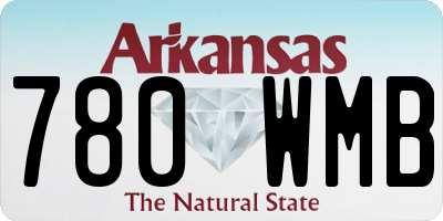 AR license plate 780WMB