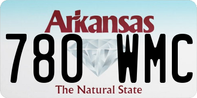 AR license plate 780WMC