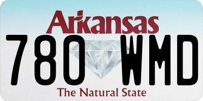 AR license plate 780WMD