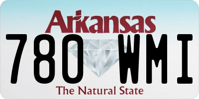 AR license plate 780WMI