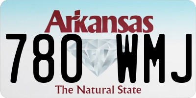 AR license plate 780WMJ