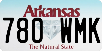 AR license plate 780WMK