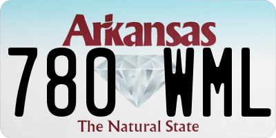 AR license plate 780WML