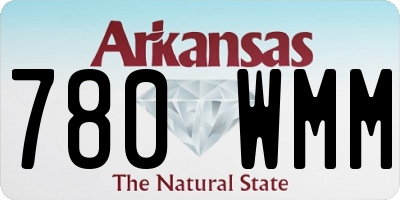 AR license plate 780WMM