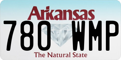 AR license plate 780WMP