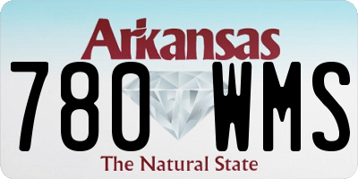 AR license plate 780WMS