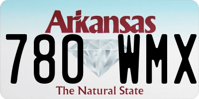 AR license plate 780WMX