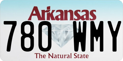 AR license plate 780WMY