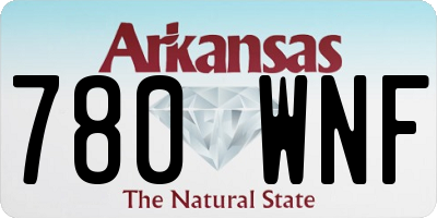 AR license plate 780WNF