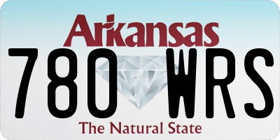 AR license plate 780WRS