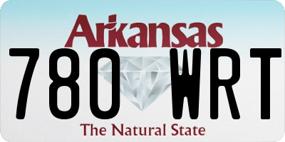 AR license plate 780WRT