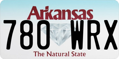 AR license plate 780WRX