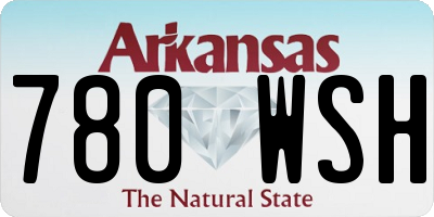 AR license plate 780WSH