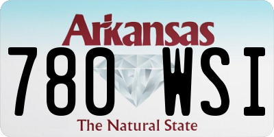 AR license plate 780WSI