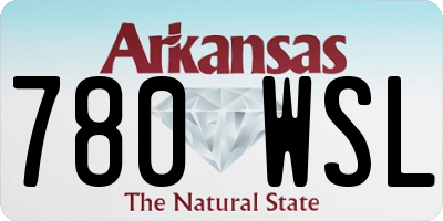 AR license plate 780WSL