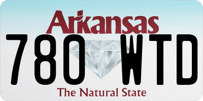 AR license plate 780WTD