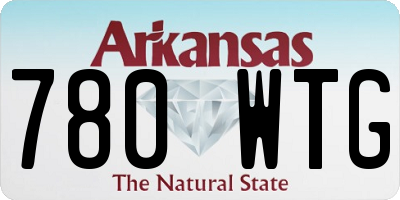 AR license plate 780WTG