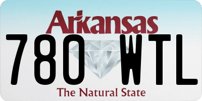 AR license plate 780WTL