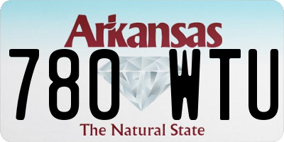 AR license plate 780WTU