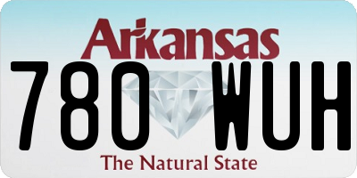AR license plate 780WUH