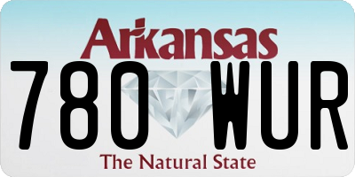 AR license plate 780WUR
