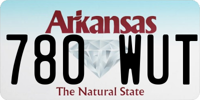 AR license plate 780WUT