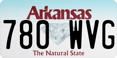 AR license plate 780WVG