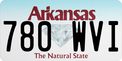 AR license plate 780WVI