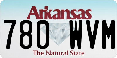 AR license plate 780WVM