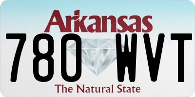 AR license plate 780WVT