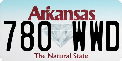 AR license plate 780WWD