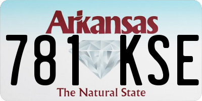 AR license plate 781KSE