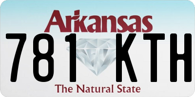 AR license plate 781KTH