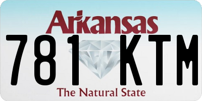 AR license plate 781KTM