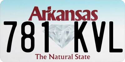 AR license plate 781KVL