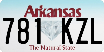 AR license plate 781KZL