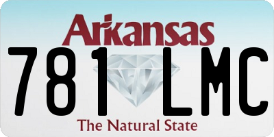 AR license plate 781LMC