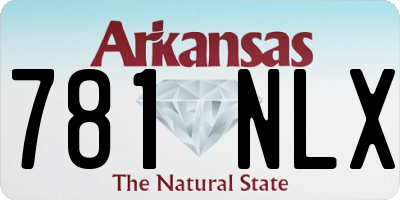 AR license plate 781NLX