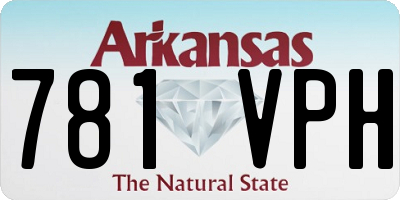 AR license plate 781VPH