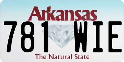 AR license plate 781WIE