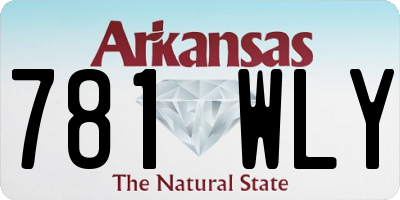 AR license plate 781WLY
