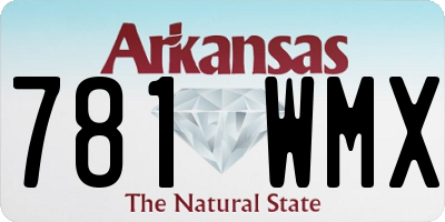 AR license plate 781WMX